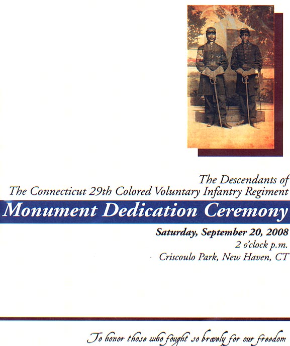 CT 29th descendants dedication program